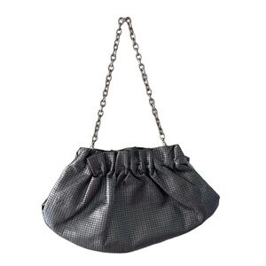 Unlisted | Snap | Clutch | Purse | Color: Dark Grey / Silver